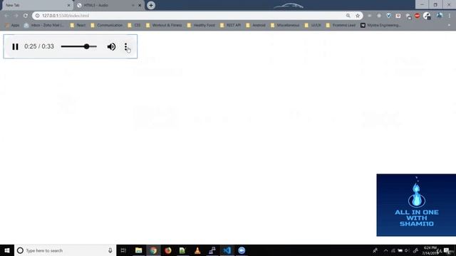 HTML Adding Audio in a Webpage React Js смотреть онлайн