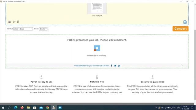การ Convert PDF  | PDF24 Toolbox