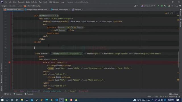 Laravel - Full Project Tutorial from scratch | Image Gallery Full Project Tutorial | Coding Xpress смотреть онлайн