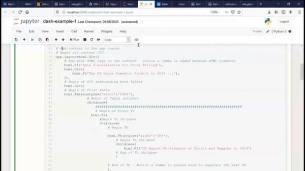 Python Dash Tutorial