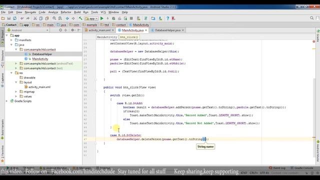 Android Studio online apps Tutorial 17# How to Add and Delete Values with List in SQL Database смотреть онлайн