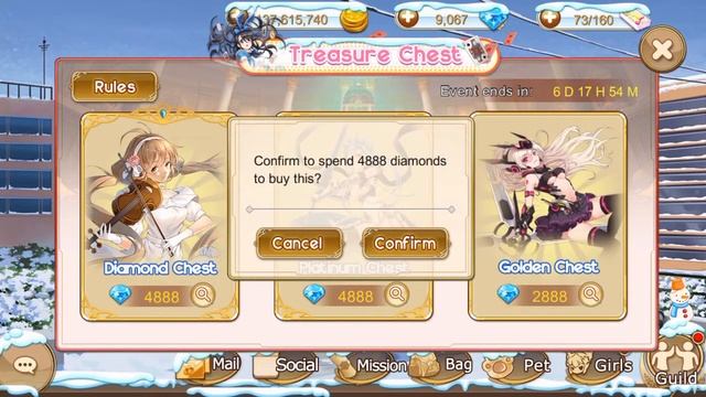 Girls X Battle Treasure chest openings (1/18/18) смотреть онлайн