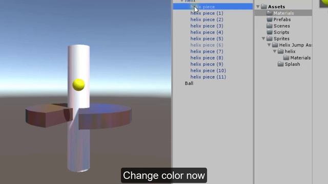 Helix Jump Game tutorial unity | helix jump voodoo unity app | make helix jump unity source code смотреть онлайн