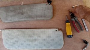 Как отремонтировать солнцезащитные козырьки своими руками в ВАЗ классике