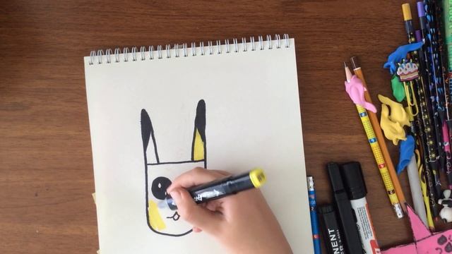 Как нарисовать пикачу легко смотреть онлайн