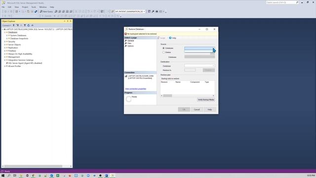 Restore Database (Microsoft SQL Server 2017) смотреть онлайн