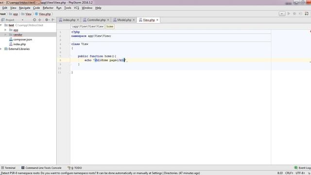 PHP namespace autoload и composer. (пространство имен, автозагрузка и композер) смотреть онлайн