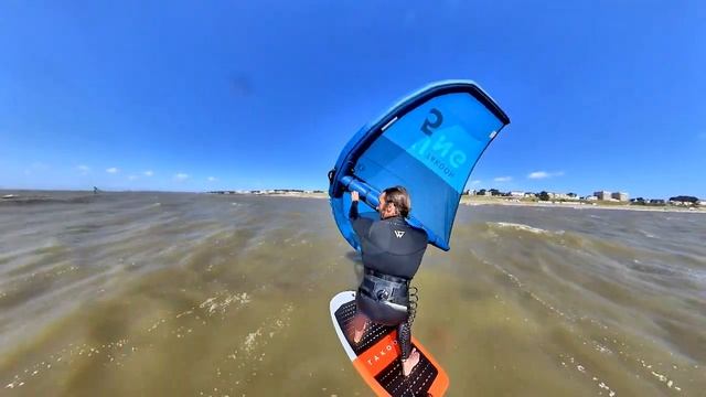 Wing Foil freeride on the Takoon Wing and Board смотреть онлайн