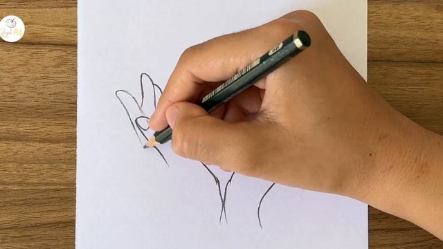 Hand with heart drawing step by step || Easy drawing ideas for beginners || Easy drawing with penci смотреть онлайн