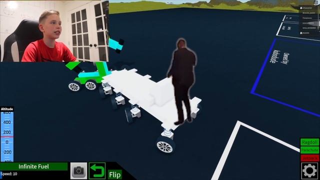 Plane Crazy Roblox (build a plane) смотреть онлайн