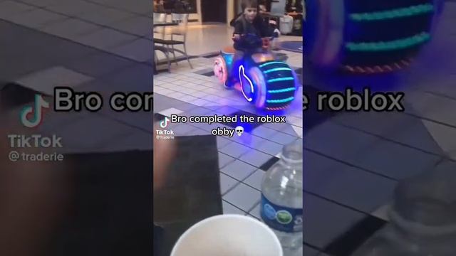 Bro Completed The Roblox Obby ? смотреть онлайн