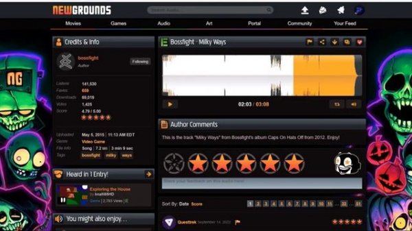 Как загрузить музыку с Newgrounds? / Geometry Dash