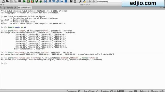 Generating and Parsing Dates Using Pandas смотреть онлайн