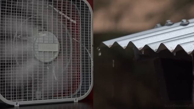 ► Box Fan And Rain And Thunder Sounds For Sleeping, 10 Hours Of Fan White Noise And Rain In 4k