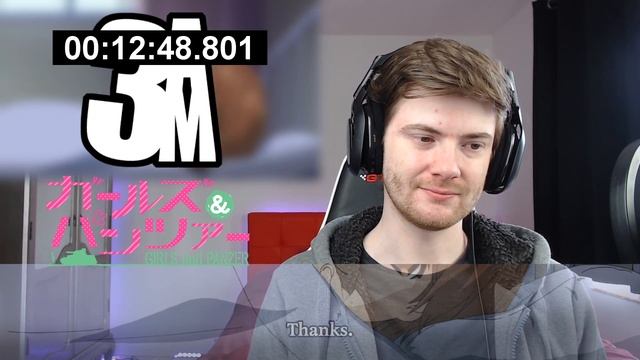 Let's Watch "Girls & Panzer" E1 *Wargames* | Anime Reaction смотреть онлайн