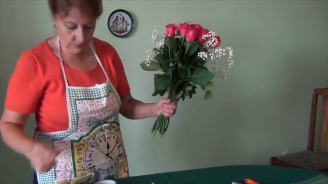 Как собрать букет из роз по спирали (мастер класс) смотреть онлайн