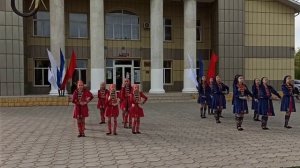 Танцы народов России, флешмоб к Дню народного единства, "Элегия", поселок Комсомолец