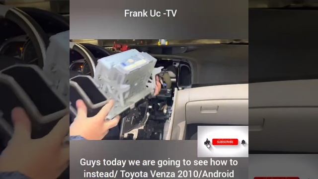How To Install Toyota Venza 2007/2015 Car Android Screen