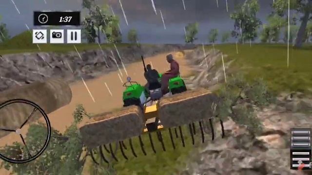 Tractor Game - Village Tractor Offroad Driving Simulator Game смотреть онлайн