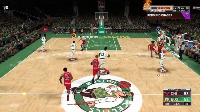 MULTIPLE GRAB BLOCKS IN PLAYOFF GAME 2! NBA 2K20 My Career Gameplay Best Paint Beast Build смотреть онлайн