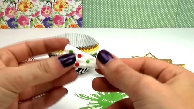 Декоративные звезды и снежинки из формачек для маффинов смотреть онлайн