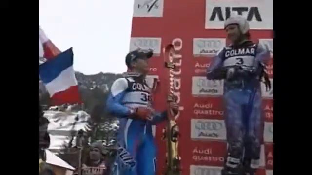 Bode Miller wins giantslalom (Alta Badia 2002) смотреть онлайн
