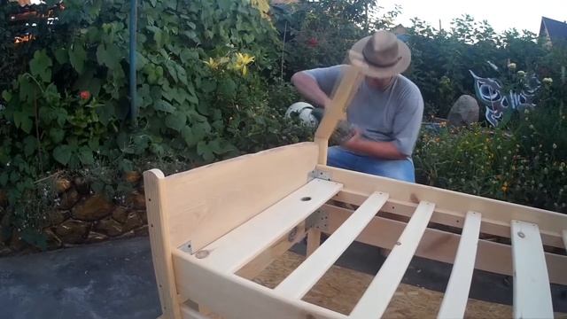 Изготовление кровати из дерева своими руками. смотреть онлайн