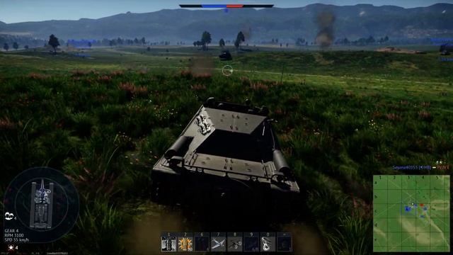 Flying tank in War Thunder смотреть онлайн