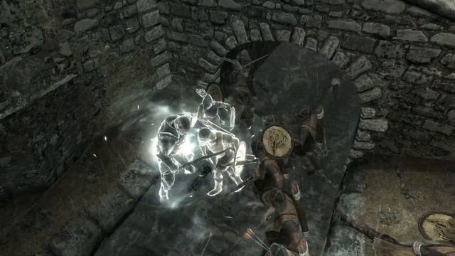 Skyrim Battles - Ebony Warrior vs Whiterun Defense Team 1/2 смотреть онлайн