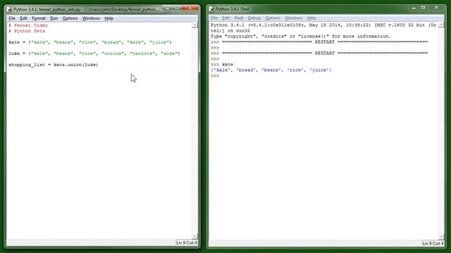 Python - What is a set? смотреть онлайн