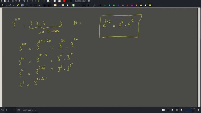 [CSES][Mathematics] Exponentiation смотреть онлайн