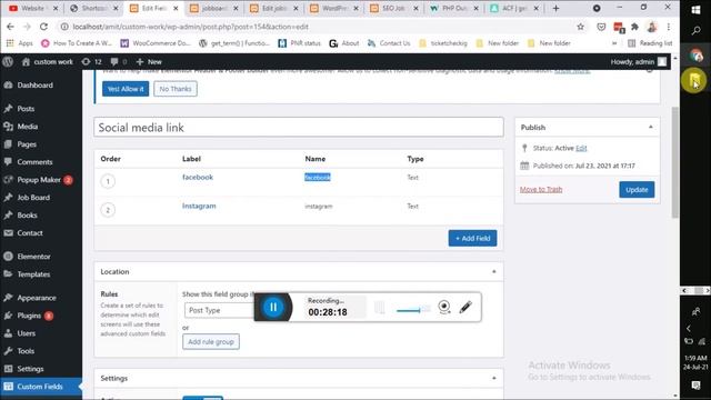 How to display ACF field value by custom shortcode in wordpress | Make own shortcode for ACF Plugi смотреть онлайн