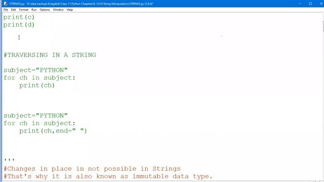 Class XI Chap 10 String Manipulations смотреть онлайн