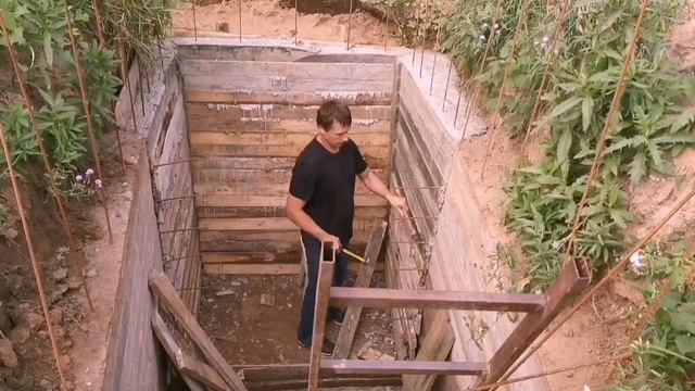 Строительство септика в огороде своими руками смотреть онлайн