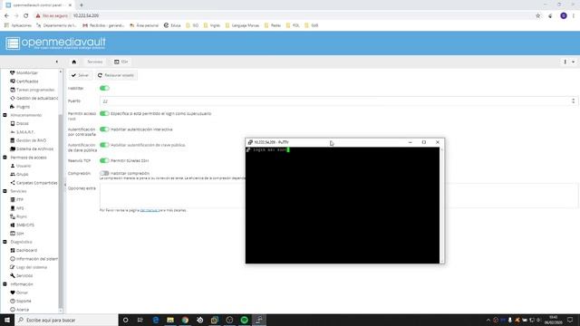 CONECTAR CON SSH UTILIZANDO PUTTY | OpenMediaVault смотреть онлайн