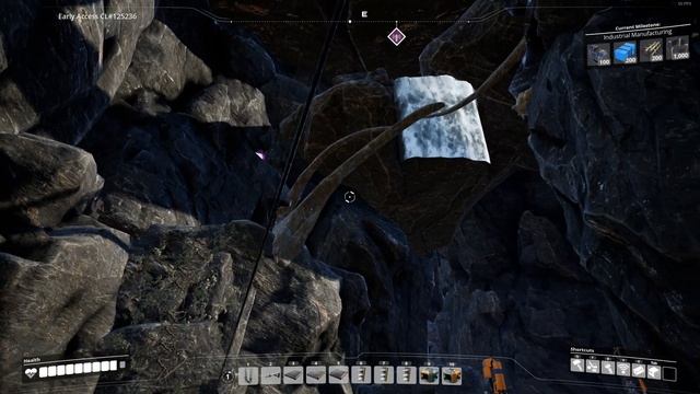 Satisfactory 0.3 - Exploring Quartz Caves And Waterfall To Nowhere