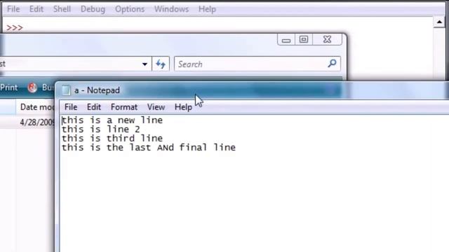 Writing Lines Python Programming смотреть онлайн