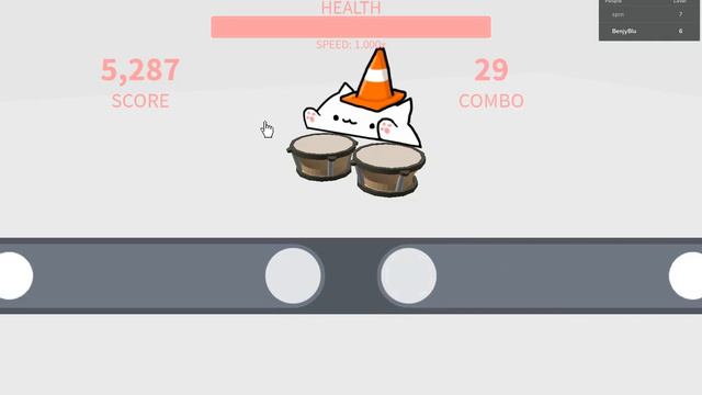 PLAYING BONGO CAT RYTHM GAME ON ROBLOX смотреть онлайн