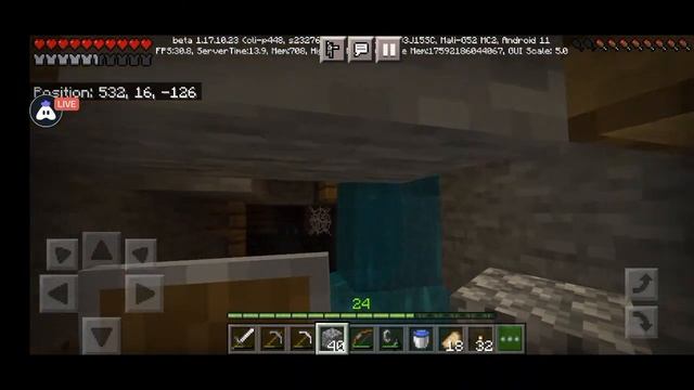 Minecraft PE:cave Exploring And Finding A Good Place To Build Permanent House смотреть онлайн