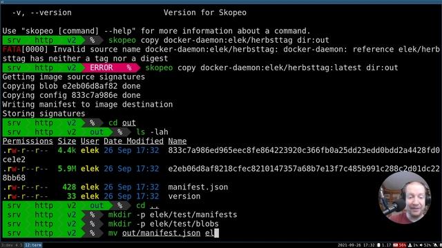 Host docker image as static image on regular web server смотреть онлайн
