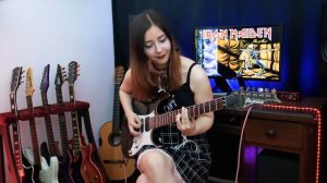 IRON MAIDEN - The Trooper Guitar Cover By Juliana Wilson