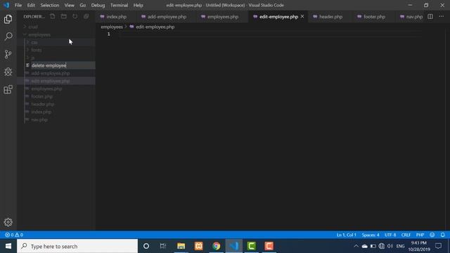 crud using oop in php - #3- files смотреть онлайн