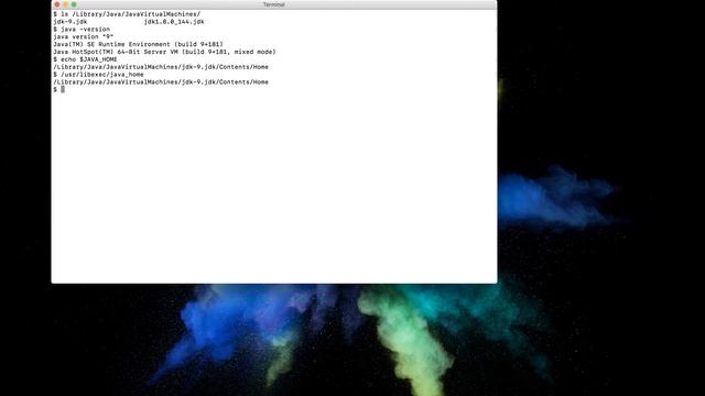Multiple versions of Java on OSX смотреть онлайн