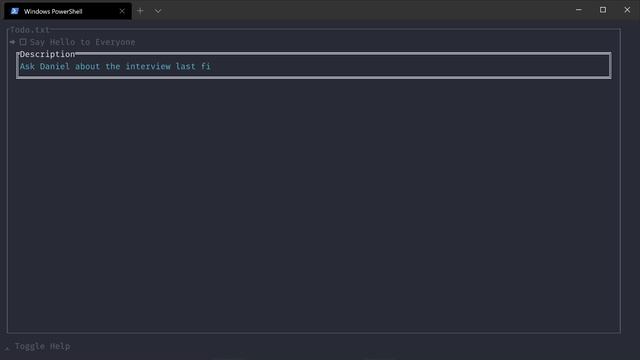 todo list app for the terminal. смотреть онлайн