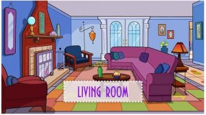 Английский для детей Мой дом Учим Названия Комнат / My House Rooms