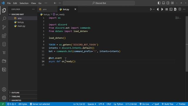 EASY PYTHON DISCORD BOT ? смотреть онлайн