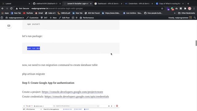 Laravel 8 Socialite Login with Google смотреть онлайн