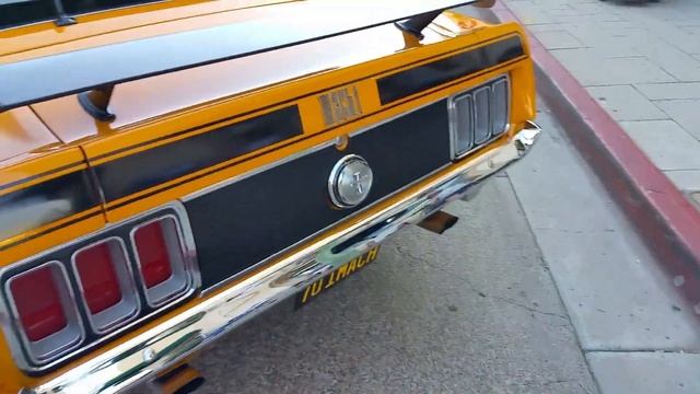 1970 Ford Mustang Mach 1 351 Cleveland V8 Four Speed Restored California Car 70 Mach1 Grabber Orang смотреть онлайн
