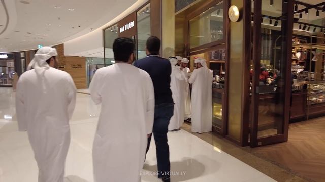 [4K] Dubai Mall Complete walking tour ,Burj khalifa, fountain show, Ice rink смотреть онлайн
