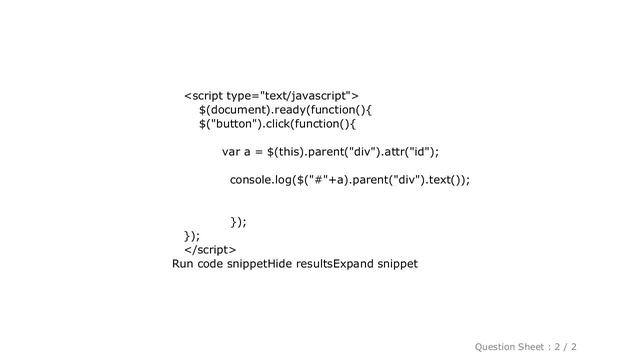 HTML : jquery how to get the parent text using chlid? смотреть онлайн